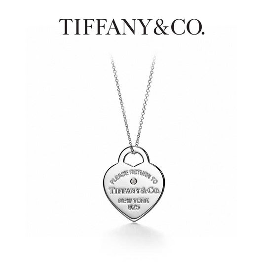 Signature Motif Pendant Necklace in Silver-Tone – Vintage Detail – Design 35 main product view