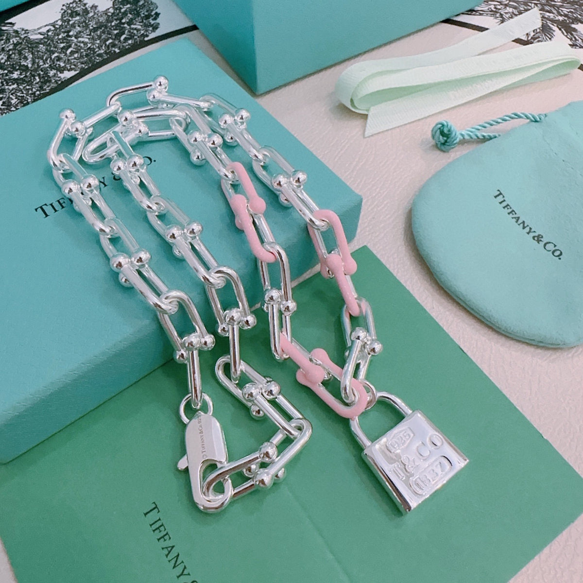 Signature Motif Jewelry Accessory in Silver-Tone – Vintage Detail – Design 07 styled product view