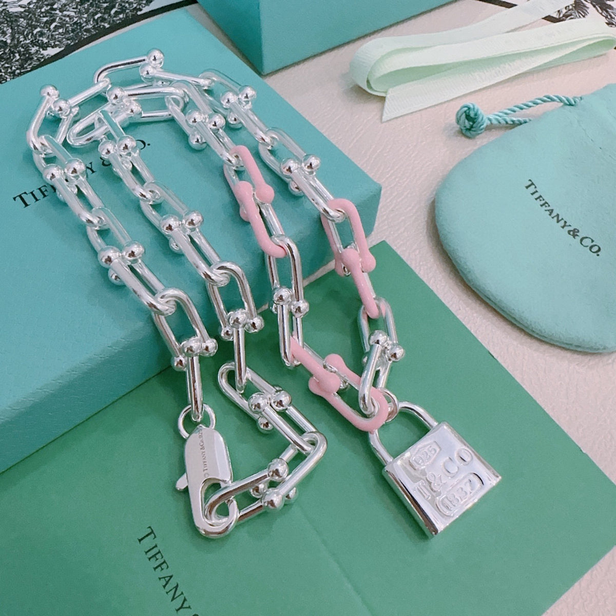 Signature Motif Jewelry Accessory in Silver-Tone – Vintage Detail – Design 07 main product view