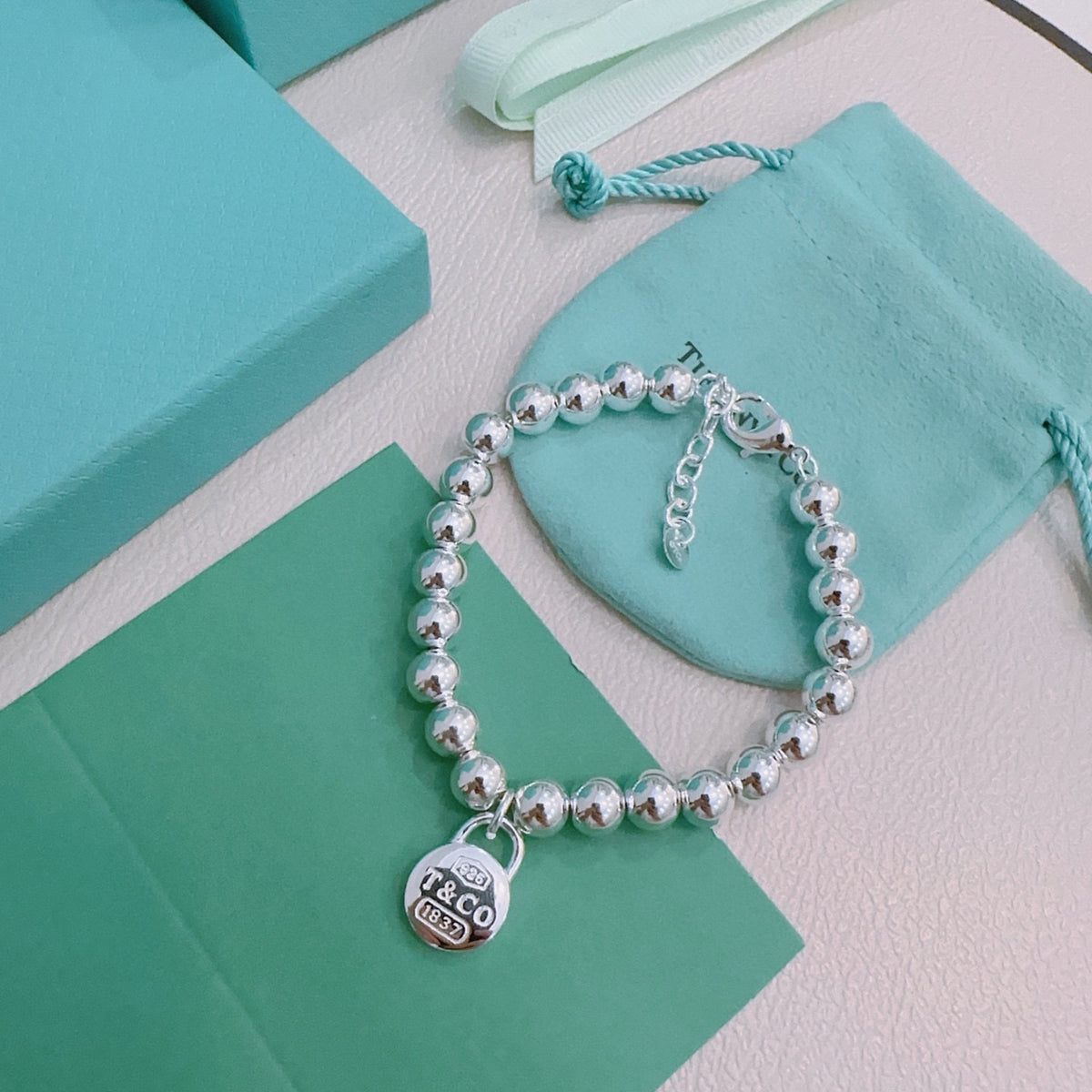 Signature Motif Bracelet in Silver-Tone – Vintage Detail – Design 89 front product view