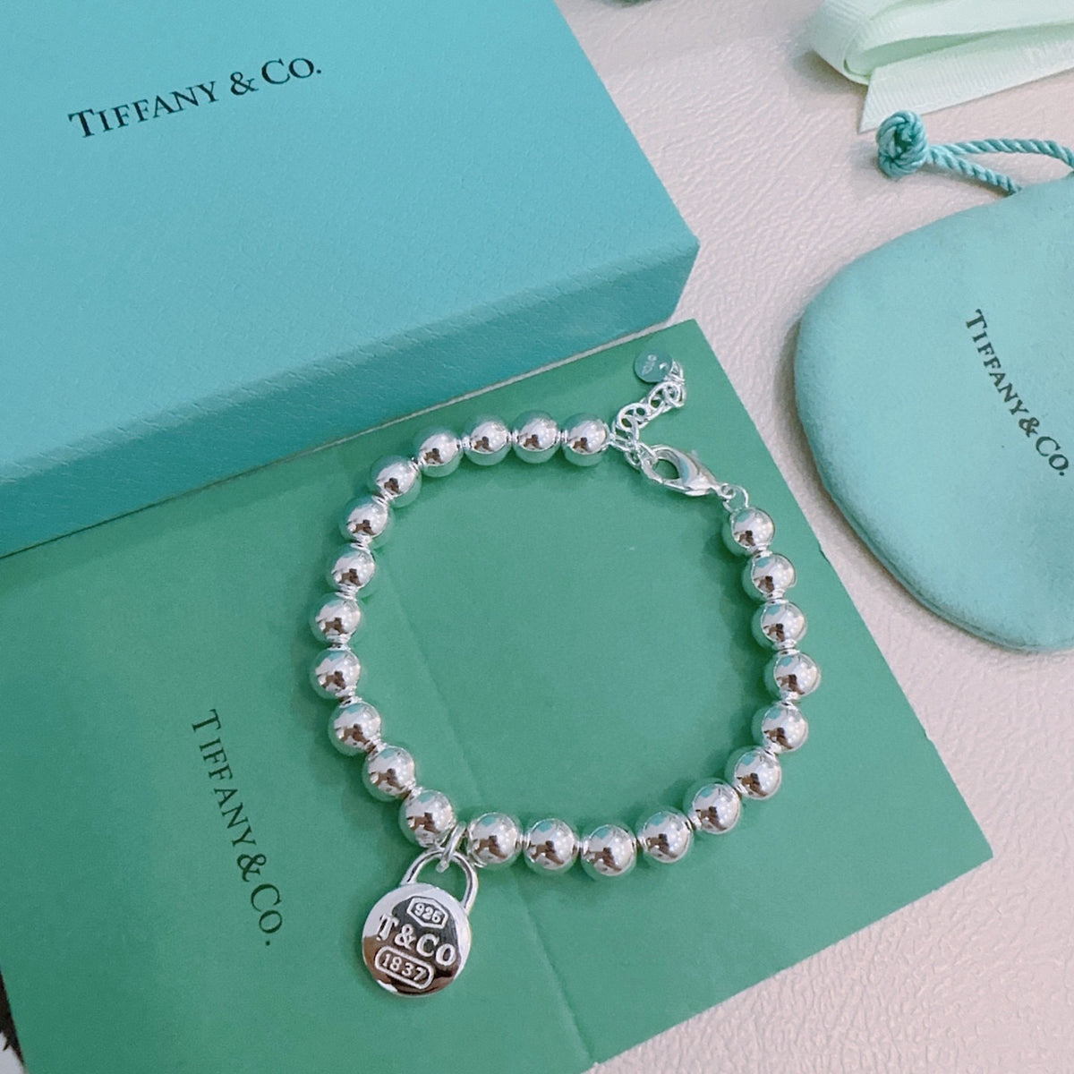 Signature Motif Bracelet in Silver-Tone – Vintage Detail – Design 89 styled product view