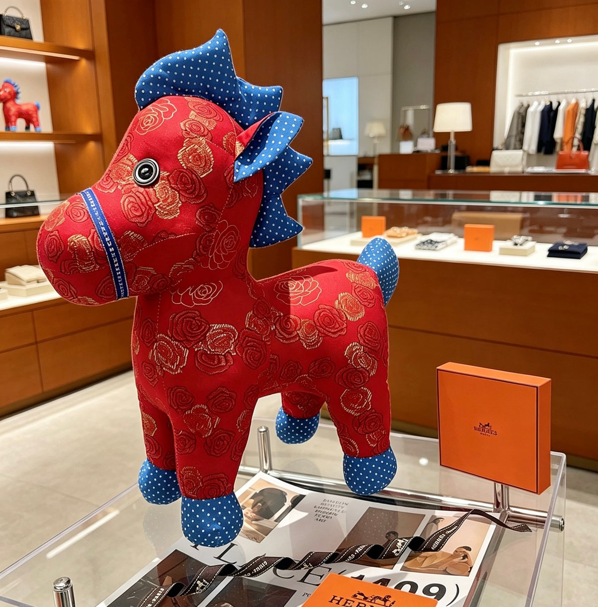 Horse Plush Figure – Design 002 main product view
