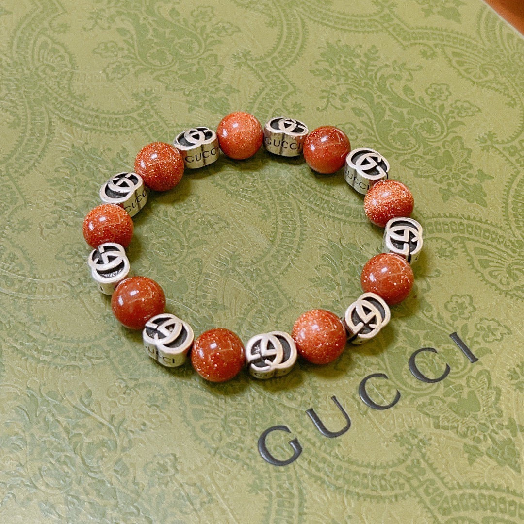 Double-G Emblem Bracelet in Polished Metal-Tone – Design 029 main product view