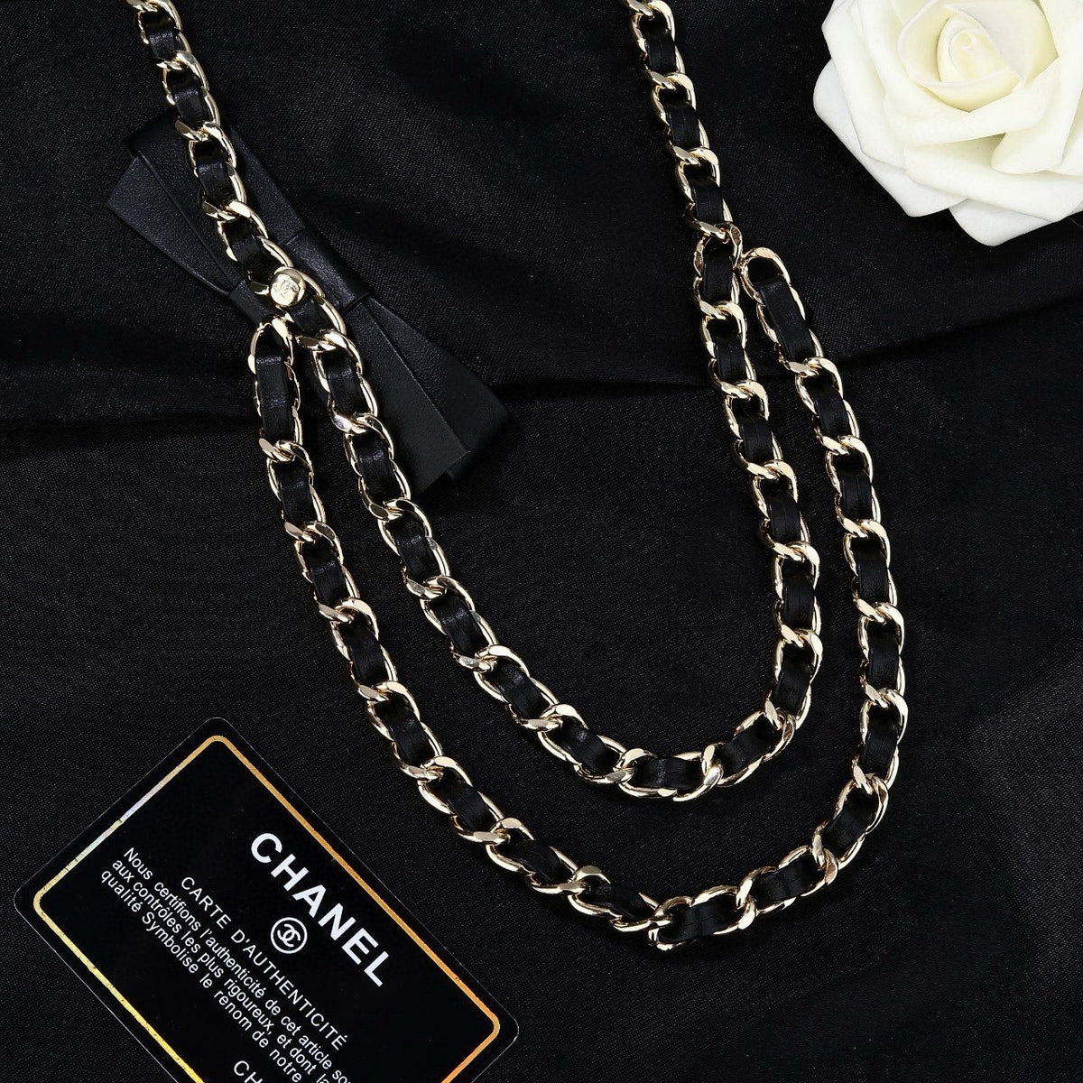 Signature Emblem Jewelry Accessory in Polished Metal-Tone – Design 077 front product view