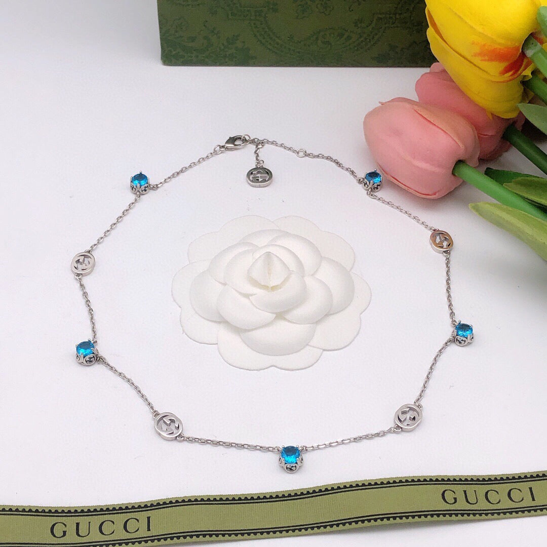 Geometric Emblem Pendant Necklace in Polished Metal-Tone – Design 019 detail view