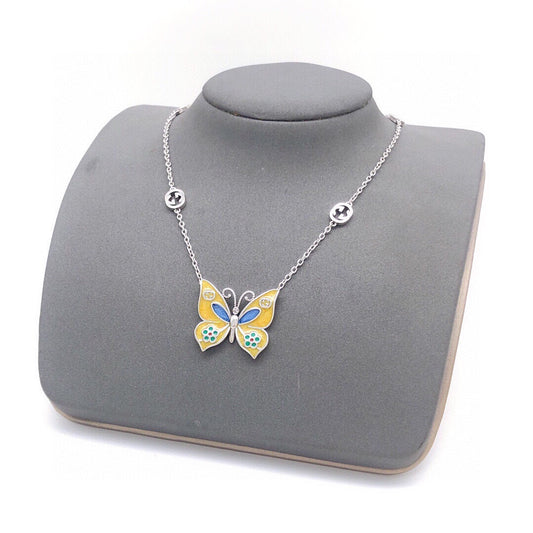 Geometric Emblem Pendant Necklace in Polished Metal-Tone – Design 018 main product view