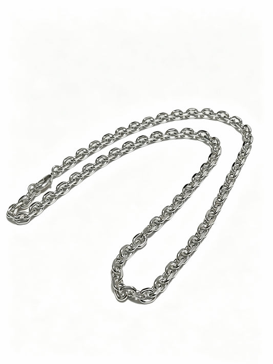 Signature Motif Pendant Necklace in Silver-Tone – Vintage Detail – Design 51 main product view