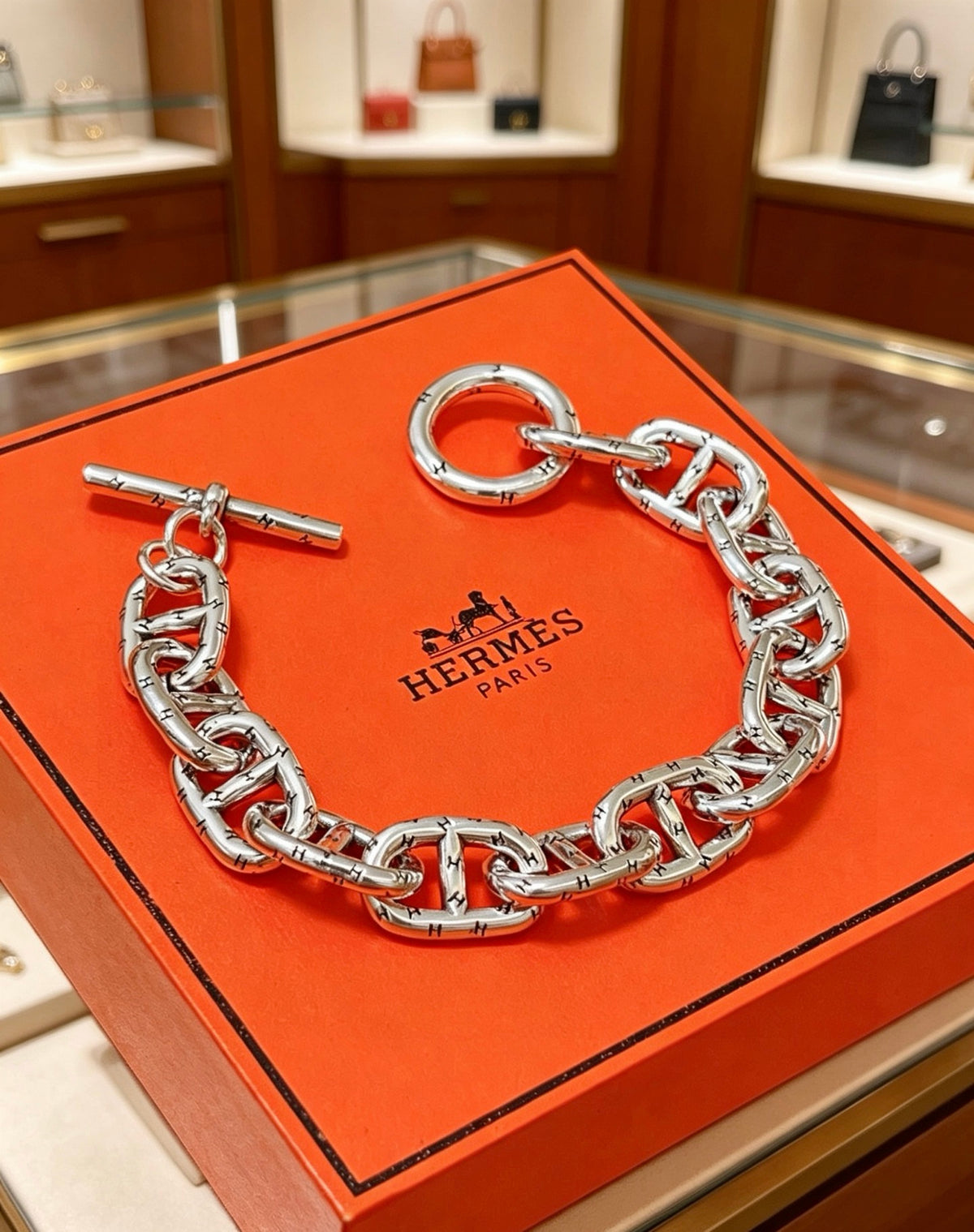 Horse Bracelet in Silver-Tone – Design 002 main product view