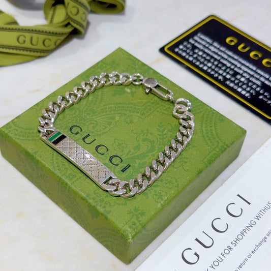 Floral Bracelet in Polished Metal-Tone – Design 018 main product view