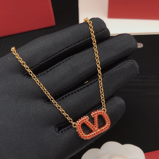 Signature Emblem Jewelry Accessory – Red – Design 02 main product view