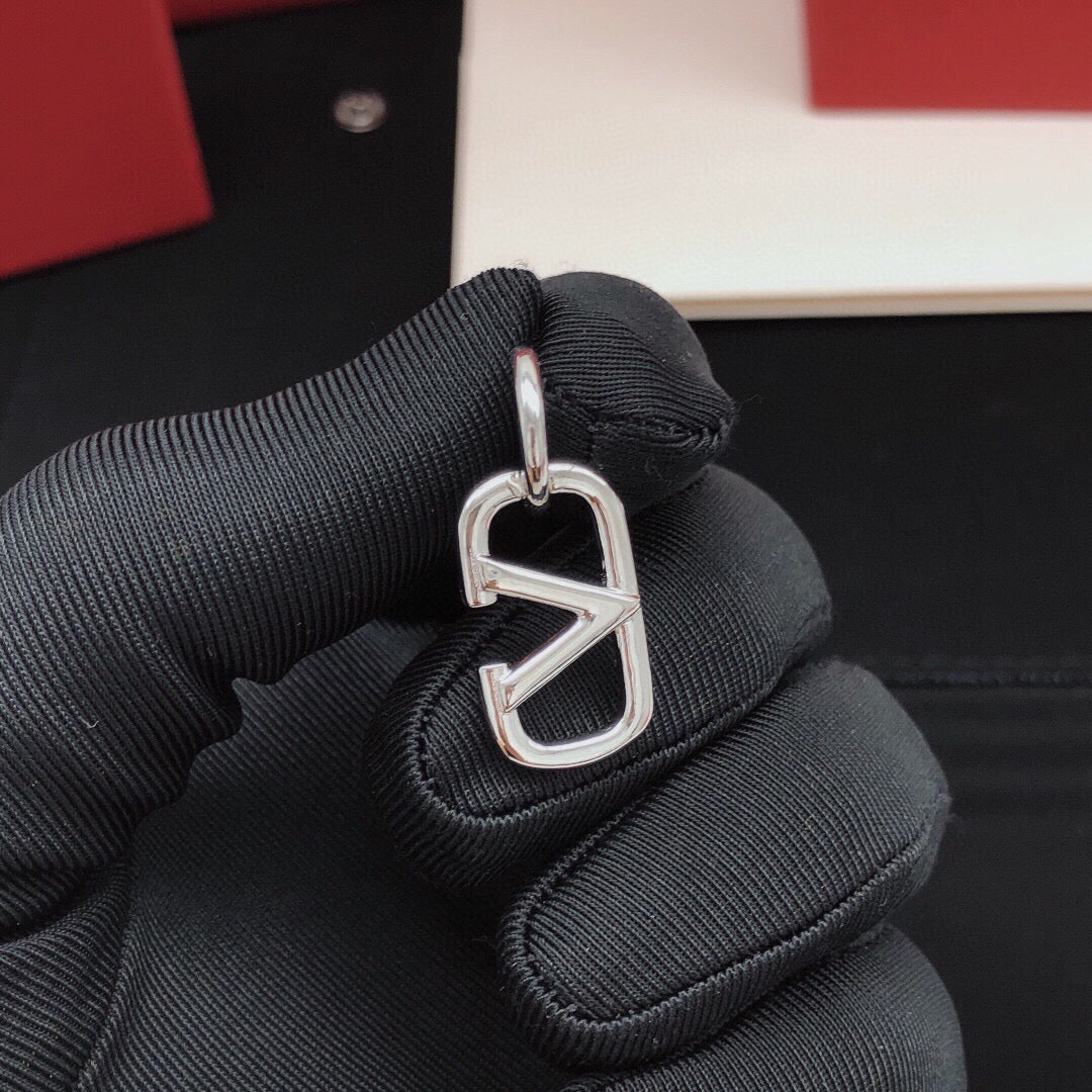 Signature Emblem Drop Earrings in Gold-Tone – Design 05 styled detail