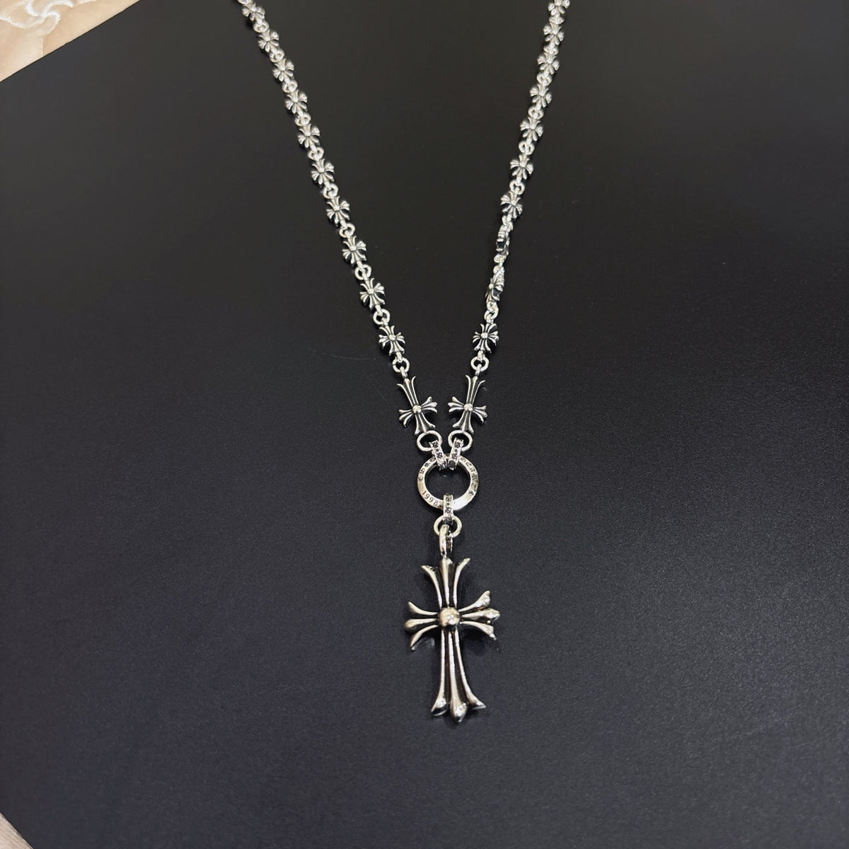 Gothic Emblem Jewelry Accessory in Metal-Tone – Design 02 close-up detail