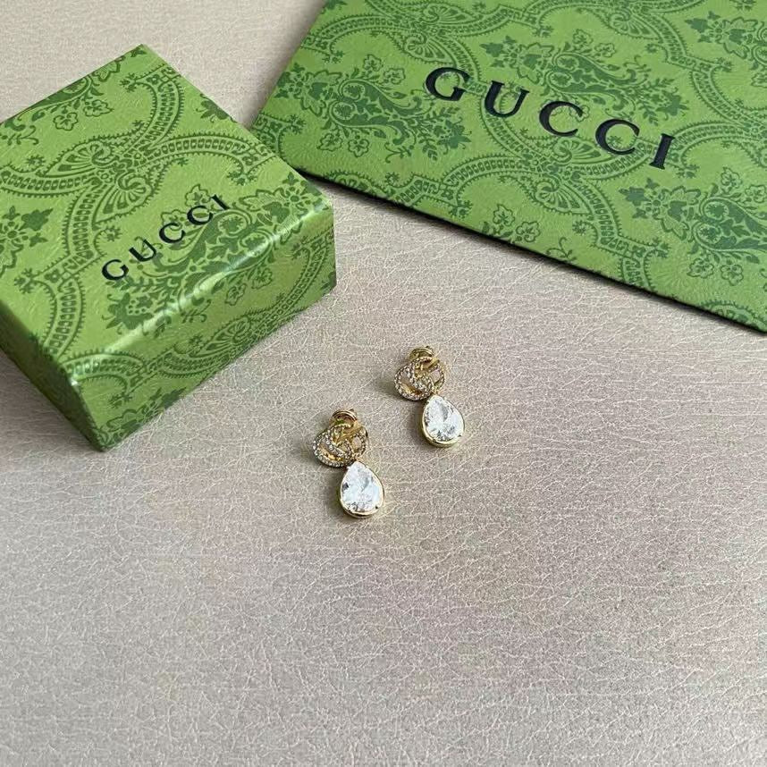 Geometric Emblem Stud Earrings in Polished Metal-Tone – Design 053 styled product view
