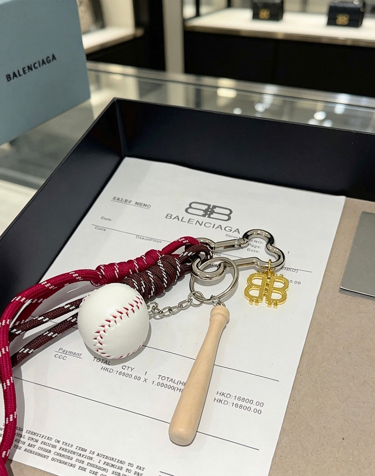 Key Jewelry Accessory in Polished Metal-Tone – Design 029 styled product view
