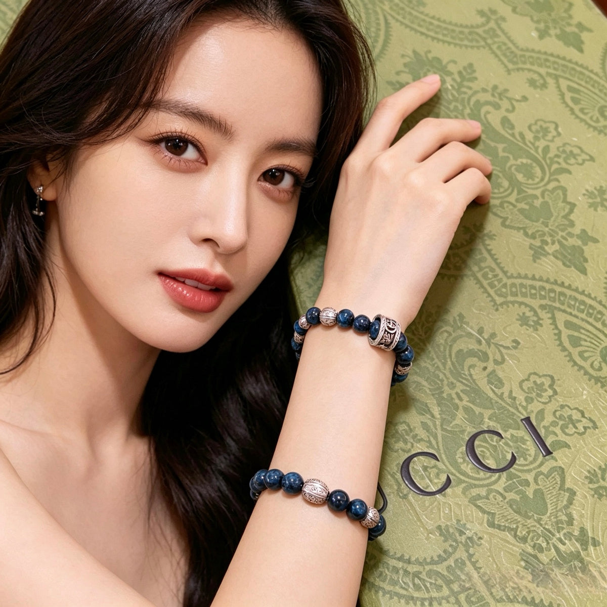 Double-G Emblem Bracelet in Polished Metal-Tone – Design 017 main product view