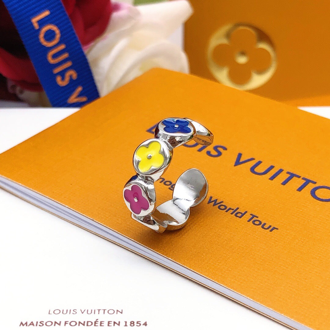 Geometric Emblem Statement Ring in Gold-Tone – Design 006 main product view