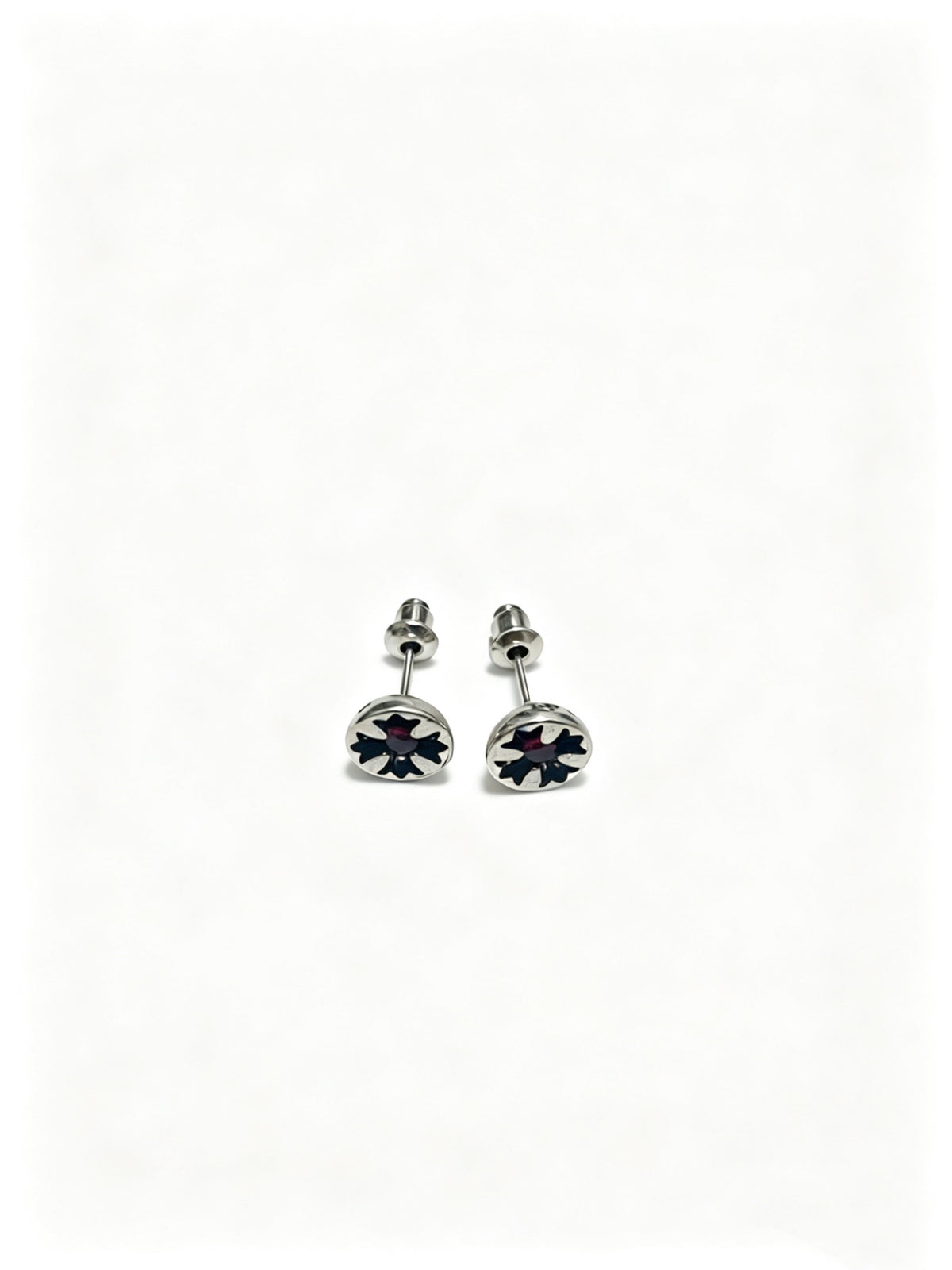Cross Statement Earrings in Metal-Tone – Design 02 main product view