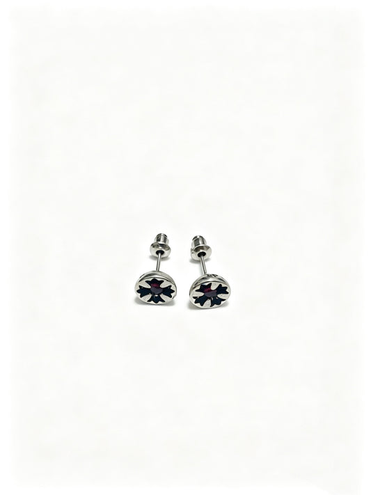 Cross Statement Earrings in Metal-Tone – Design 02 main product view