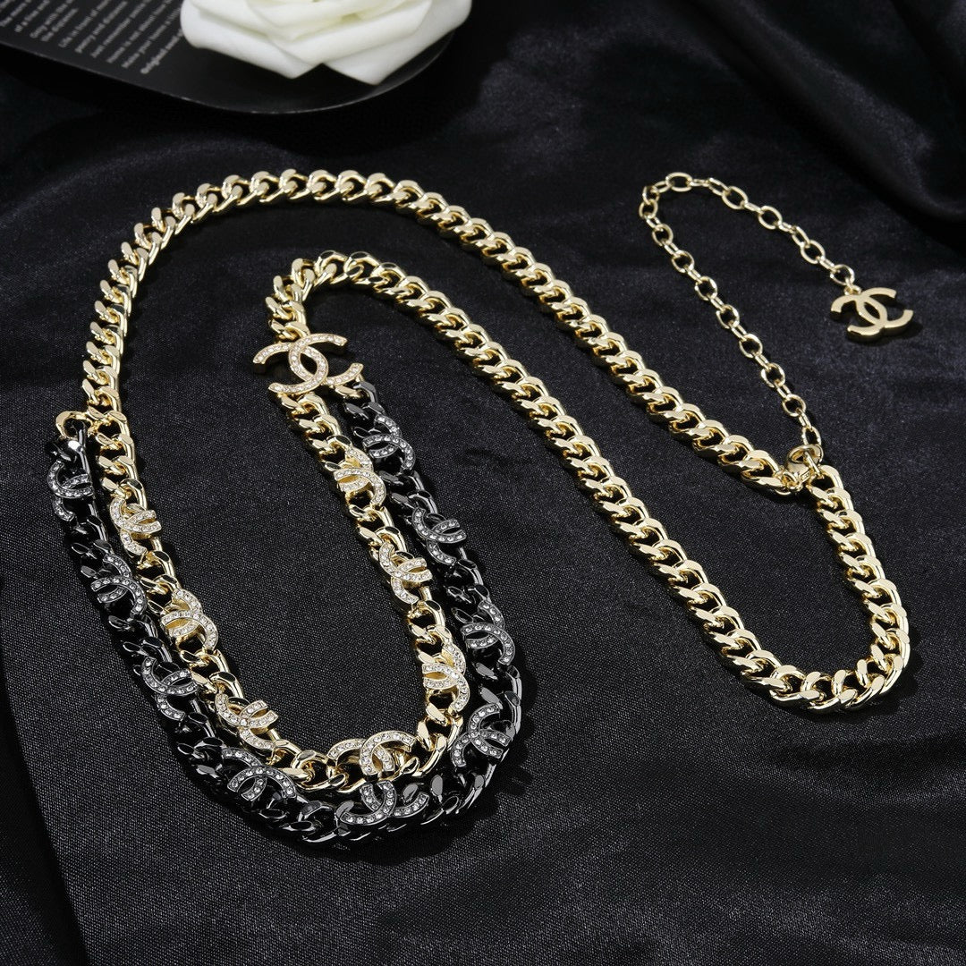 Signature Emblem Jewelry Accessory in Gold-Tone – Design 004 front product view