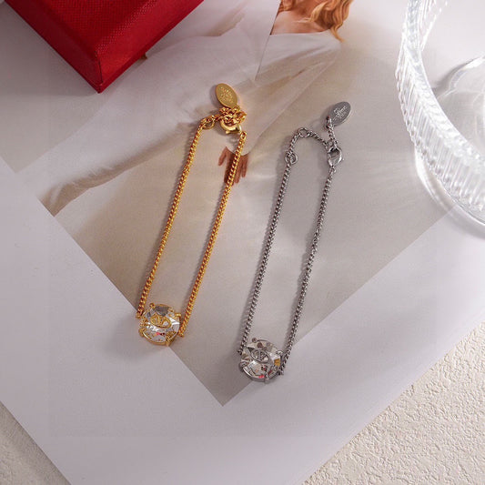 Signature Emblem Bracelet in Gold-Tone – Design 01 main product view