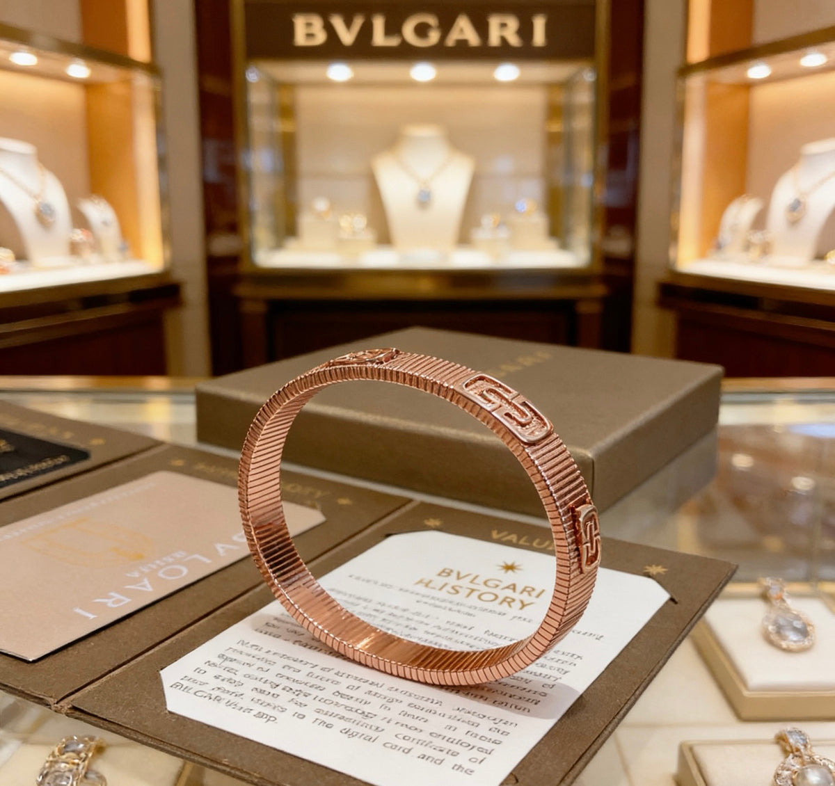 Serpentine Bangle in Polished Metal-Tone – Serpentine Detail – Design 007 front product view