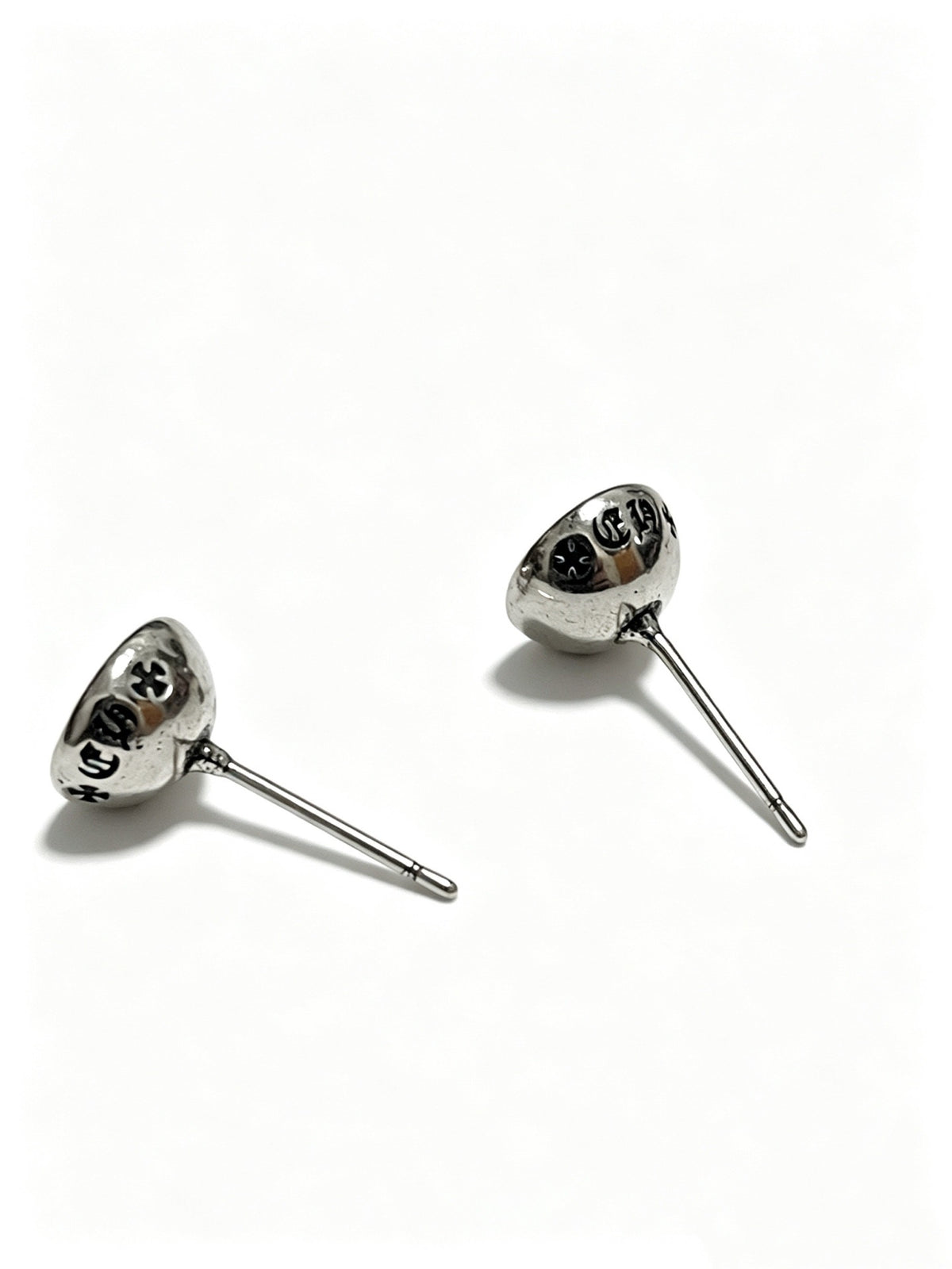 Cross Statement Earrings in Metal-Tone – Design 01 side detail
