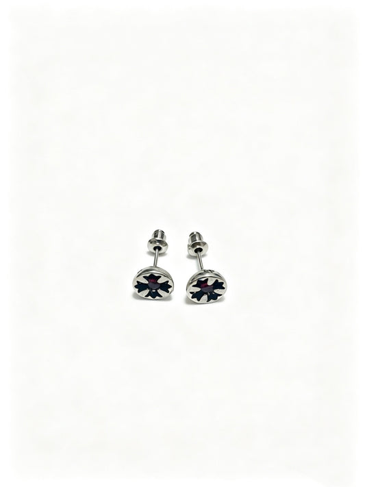 Cross Statement Earrings in Metal-Tone – Design 01 main product view