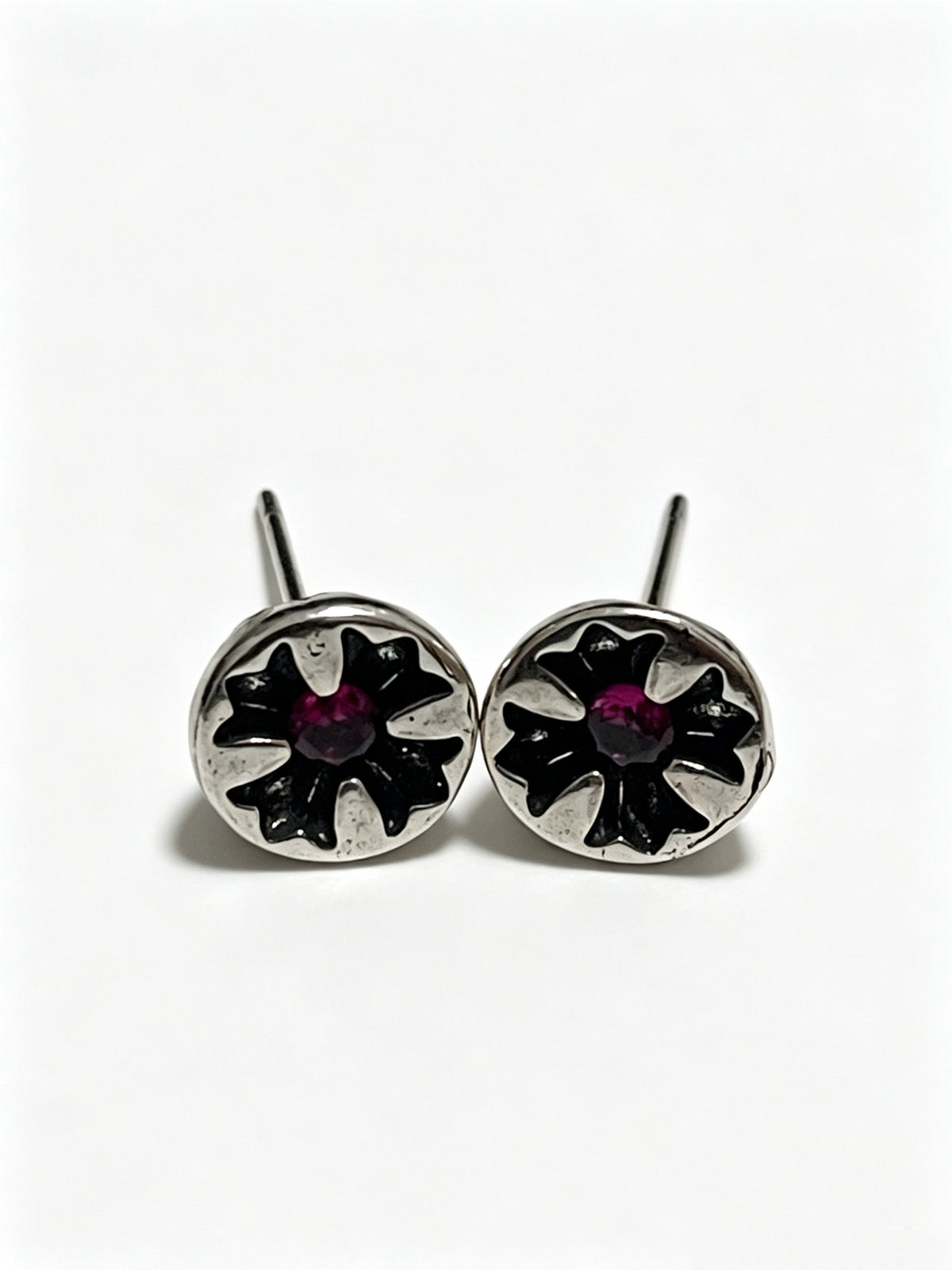 Cross Statement Earrings in Metal-Tone – Design 01 styled product view