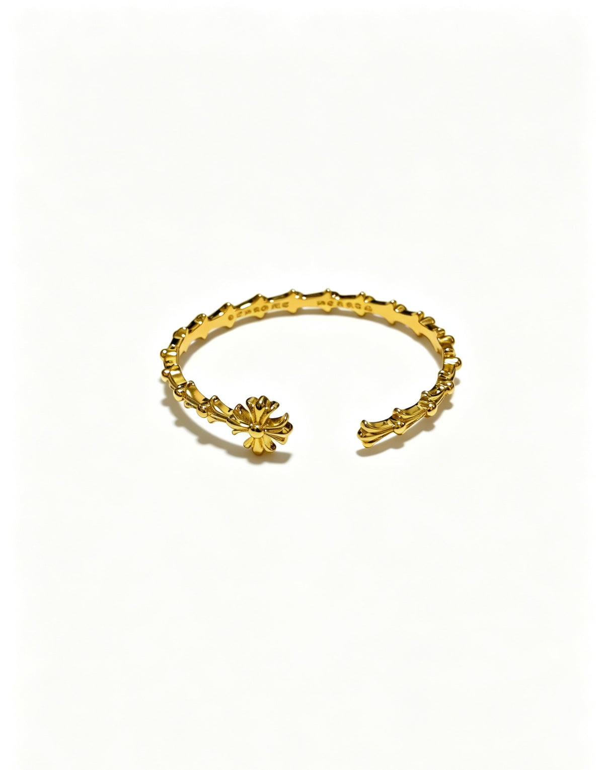 Cross Statement Bracelet in Metal-Tone – Design 01 styled product view