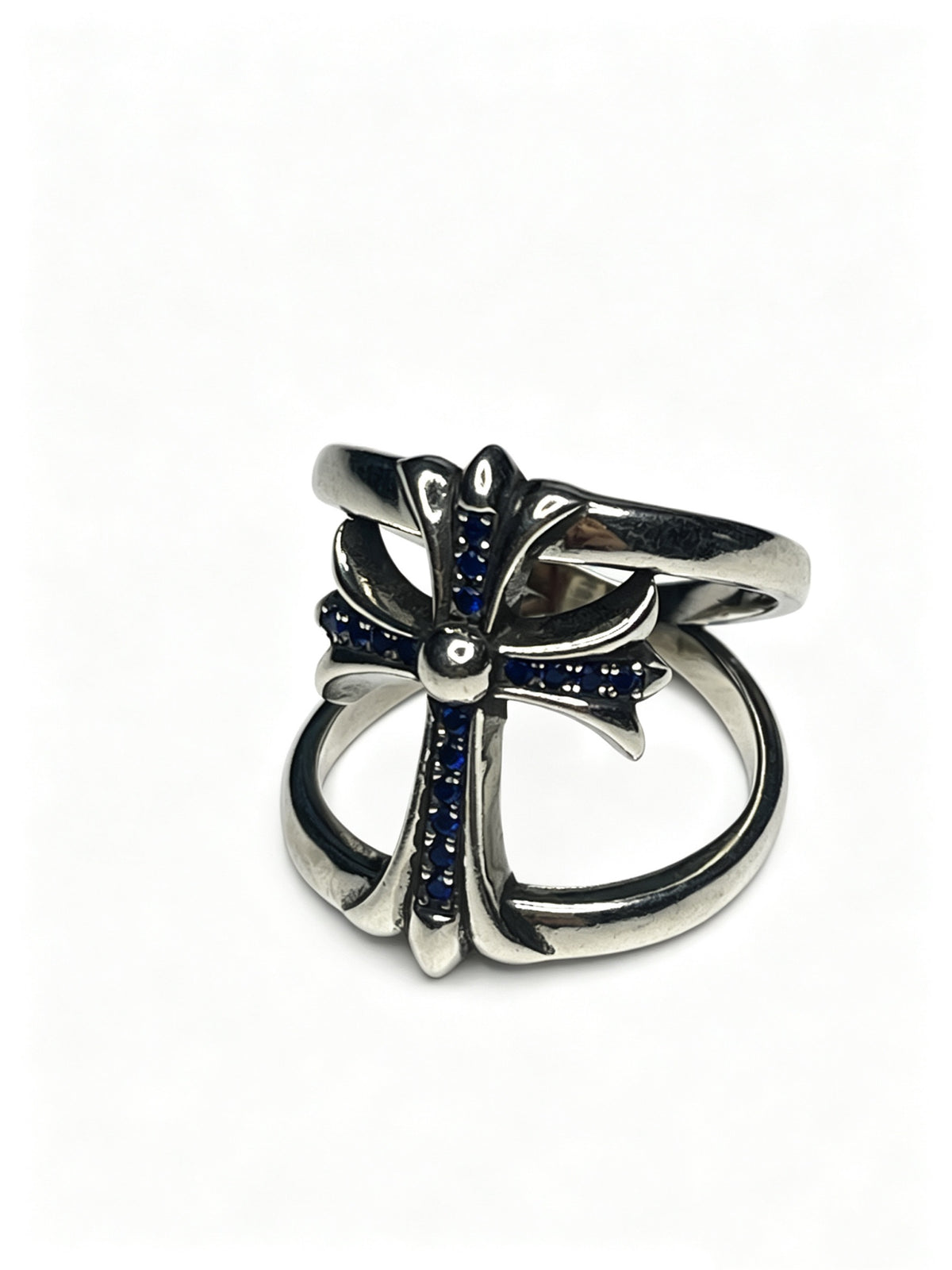 Cross Statement Ring in Metal-Tone – Design 10 side detail
