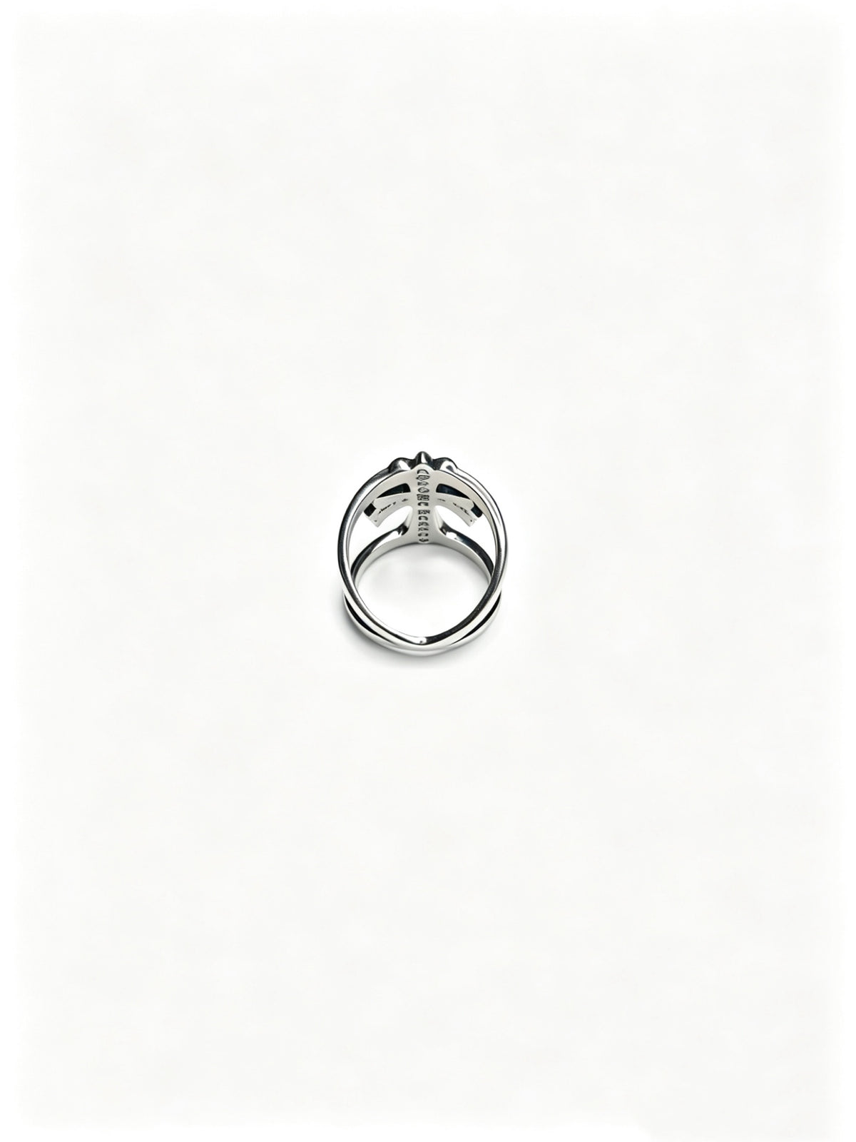 Cross Statement Ring in Metal-Tone – Design 12 front product view