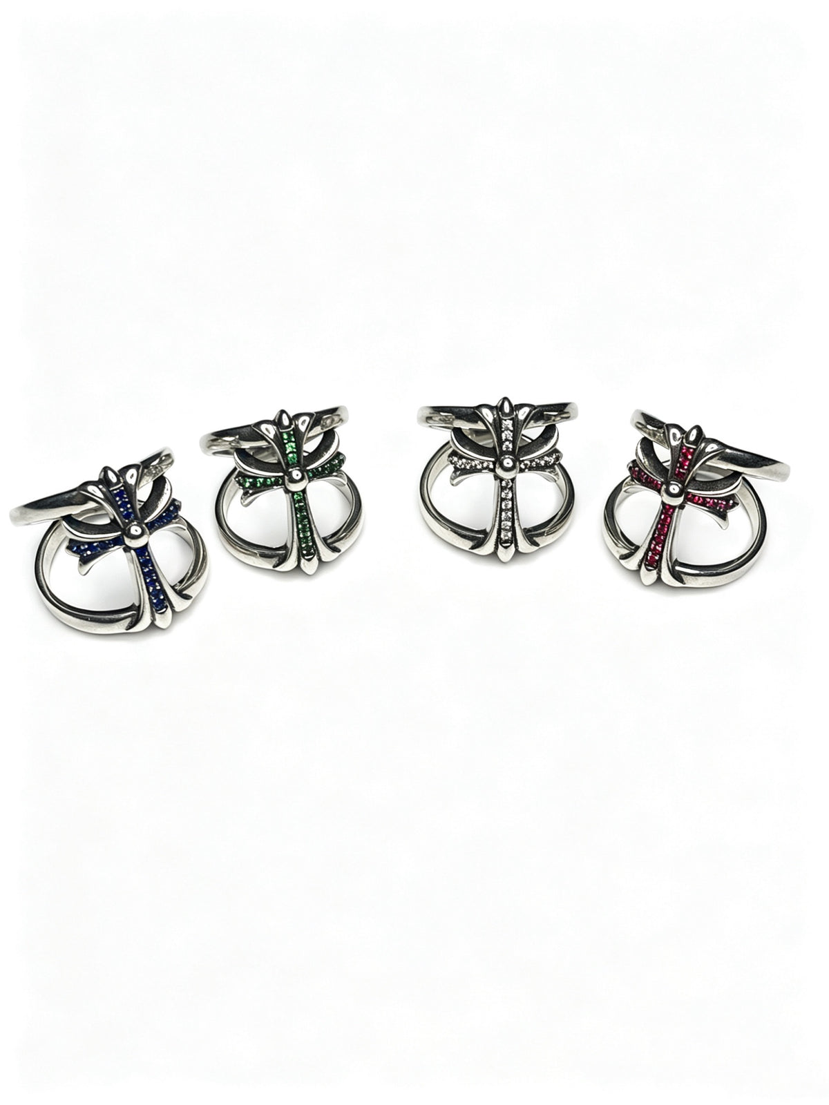 Cross Statement Ring in Metal-Tone – Design 12 side detail