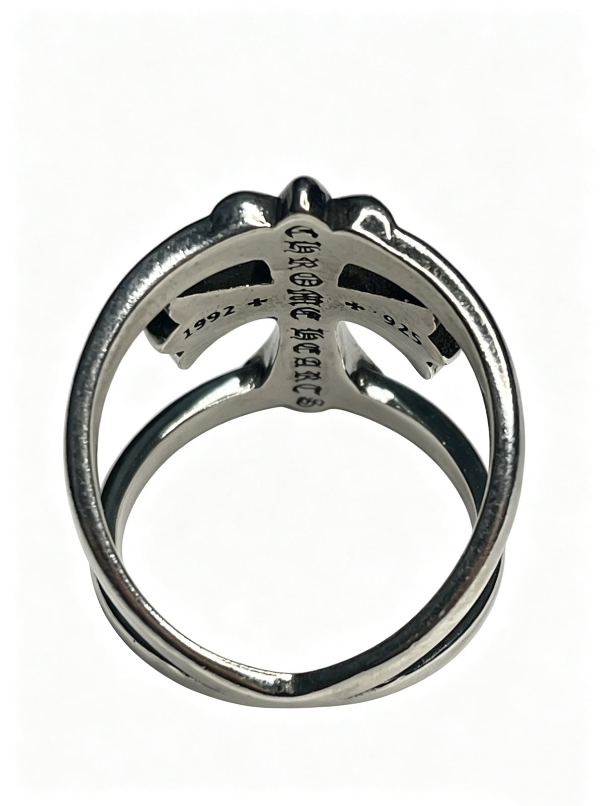 Cross Statement Ring in Metal-Tone – Design 12 side detail