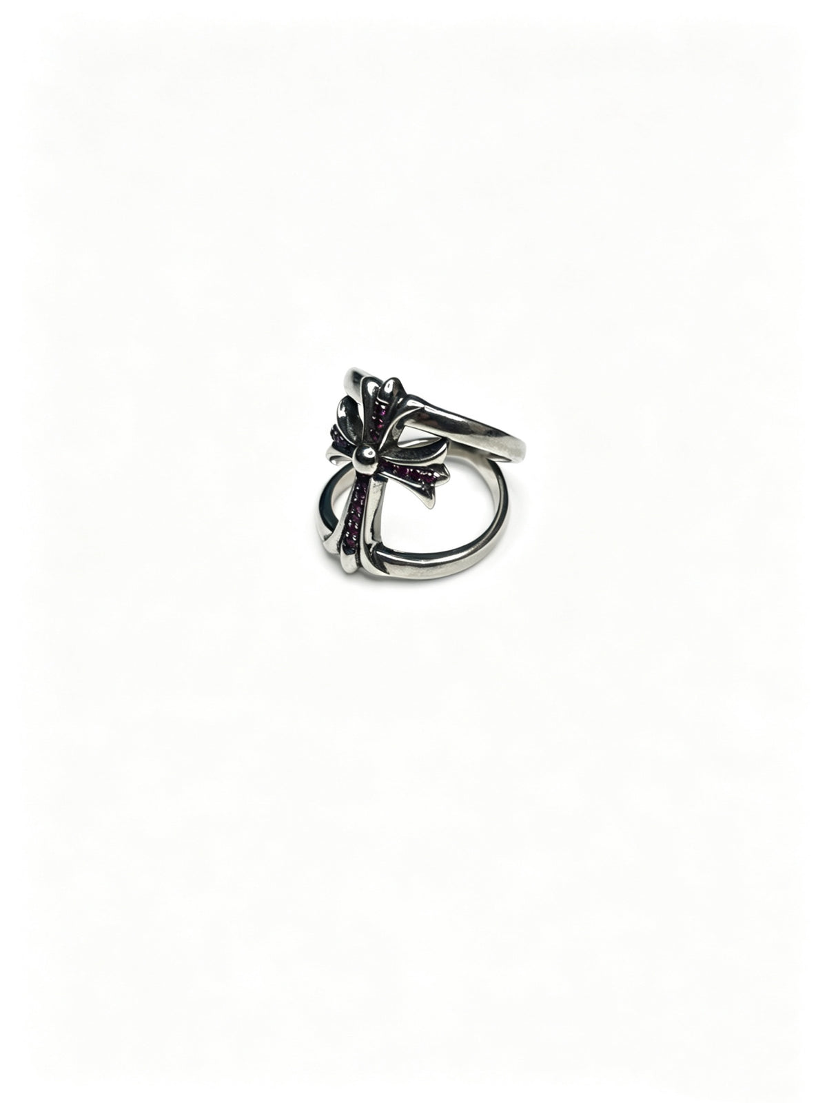 Cross Statement Ring in Metal-Tone – Design 13 styled product view
