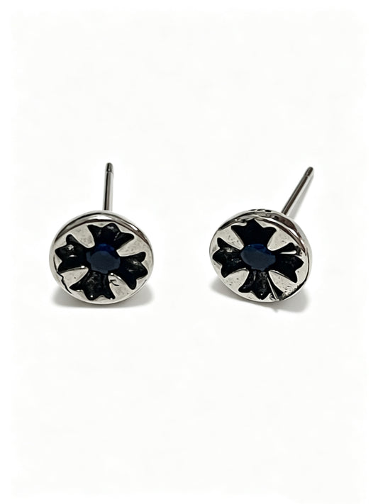 Cross Statement Earrings in Metal-Tone – Design 03 main product view