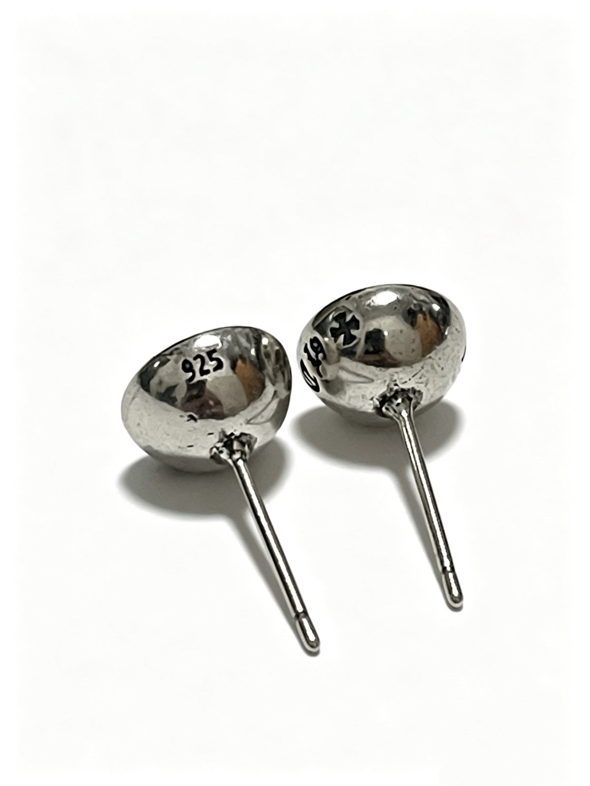 Cross Statement Earrings in Metal-Tone – Design 04 front product view