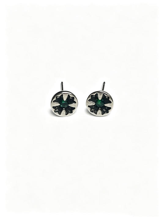 Cross Statement Earrings in Metal-Tone – Design 13 main product view