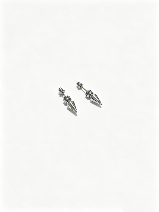 Cross Statement Earrings in Metal-Tone – Design 12 main product view