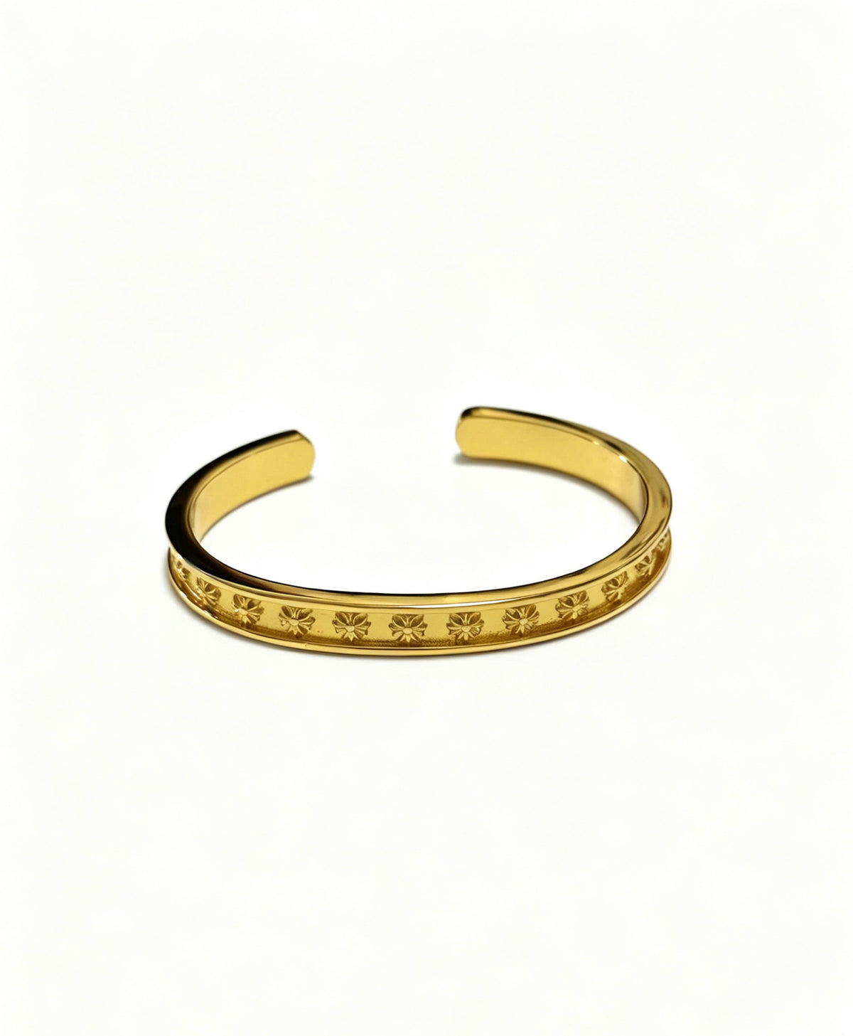 Cross Statement Bracelet in Metal-Tone – Design 09 styled product view