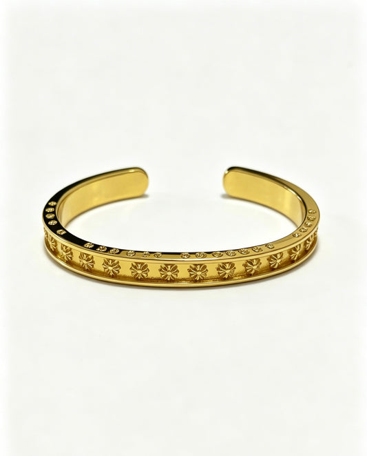 Cross Statement Bracelet in Metal-Tone – Design 09 main product view