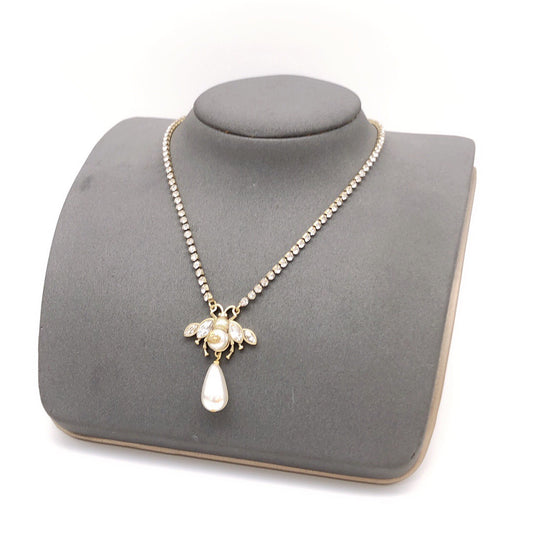 Bee Pendant Necklace in Gold-Tone – Bee Detail main product view
