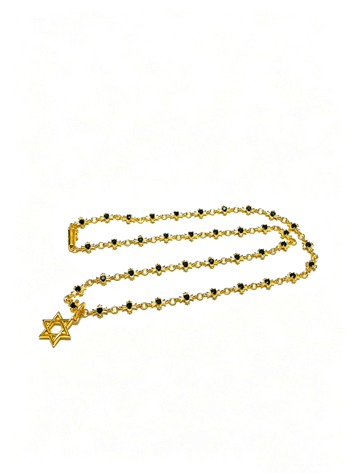 Cross Pendant Necklace in Antique Silver-Tone – Design 09 detail view