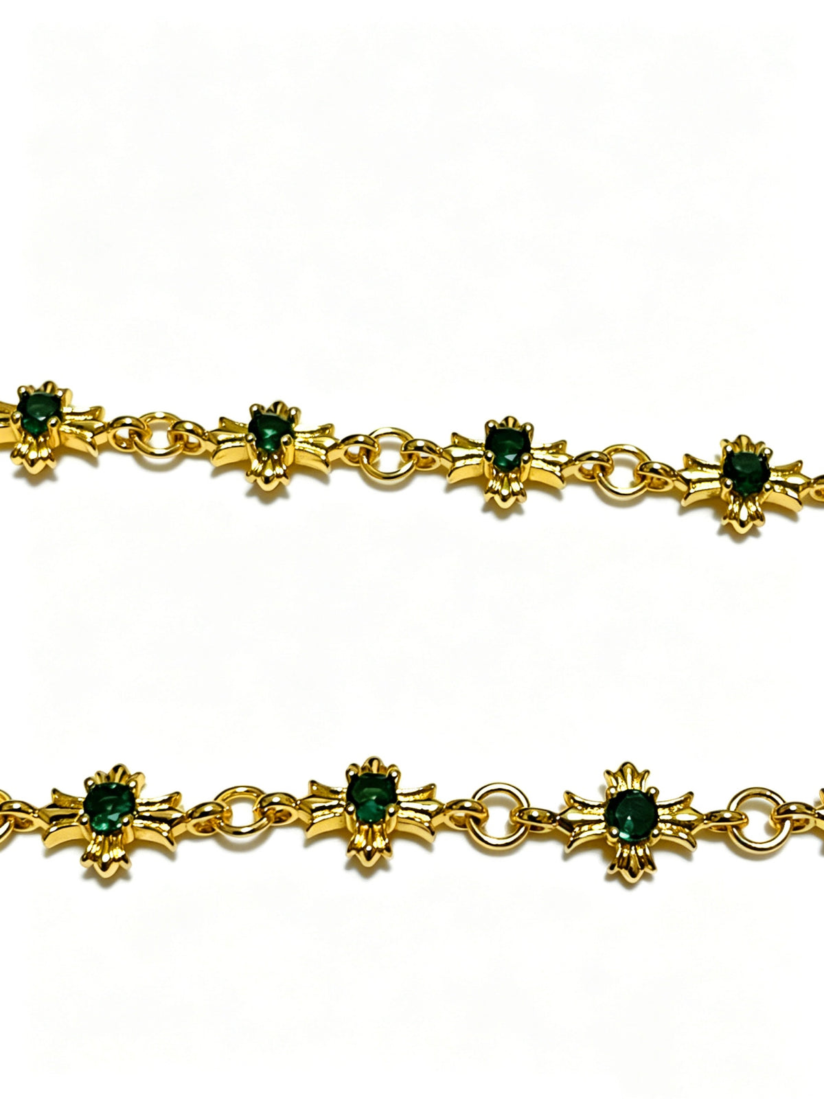 Signature Emblem Pendant Necklace in Polished Metal-Tone – Design 026 side detail