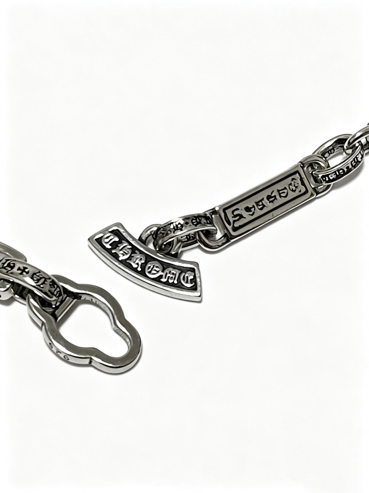 Signature Emblem Pendant Necklace in Polished Metal-Tone – Design 025 styled product view