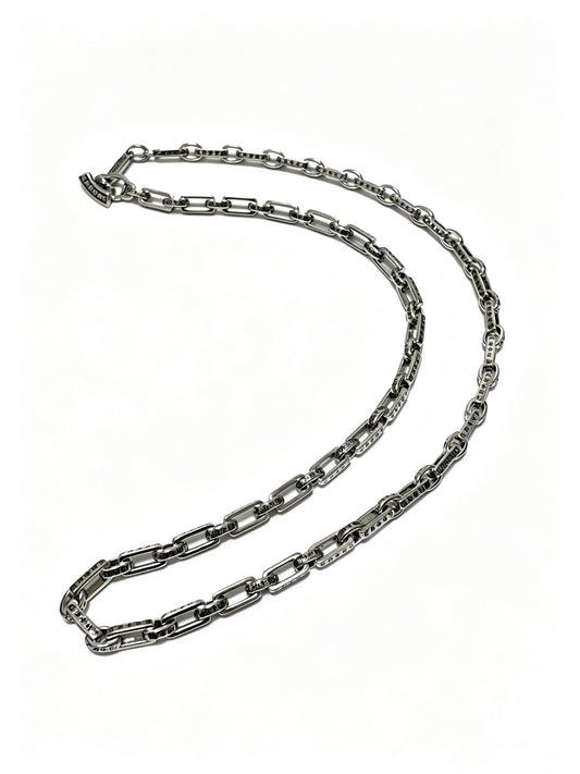 Cross Pendant Necklace in Antique Silver-Tone – Design 05 main product view