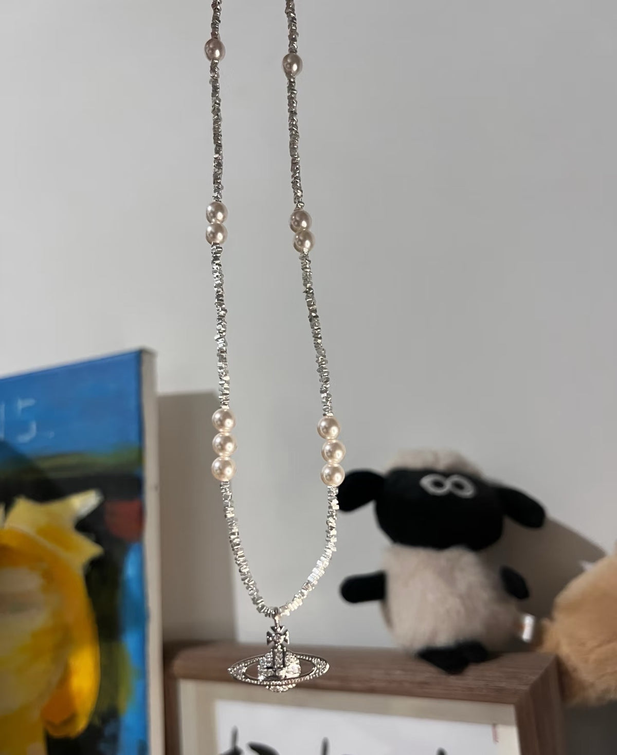 Orb Jewelry Accessory in Polished Metal-Tone – Design 027 side detail