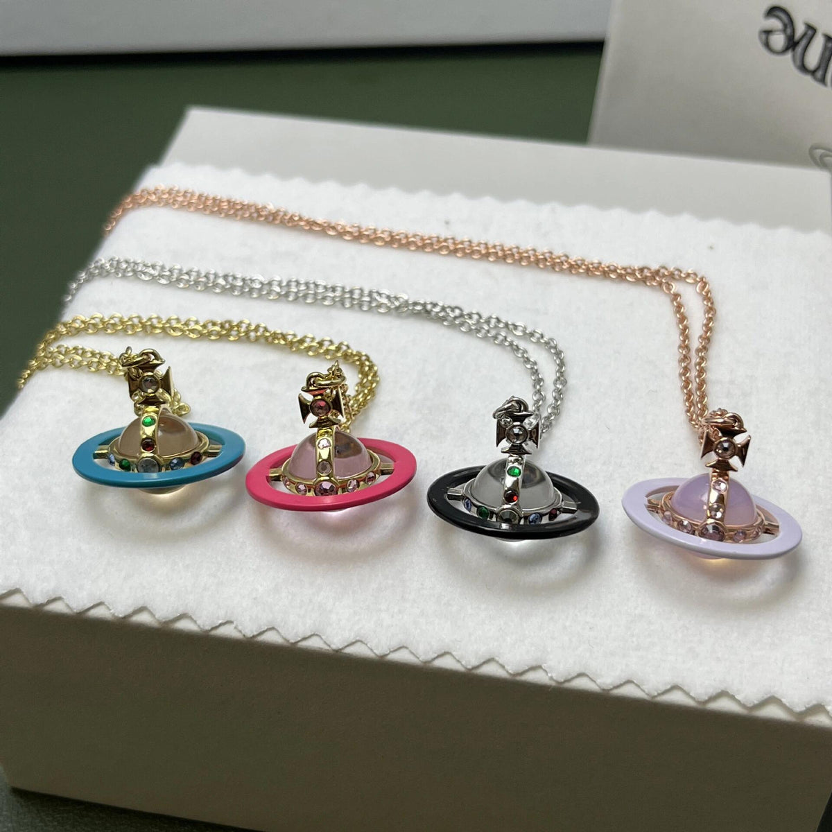 Orb Pendant Necklace in Polished Metal-Tone – Design 028 side detail