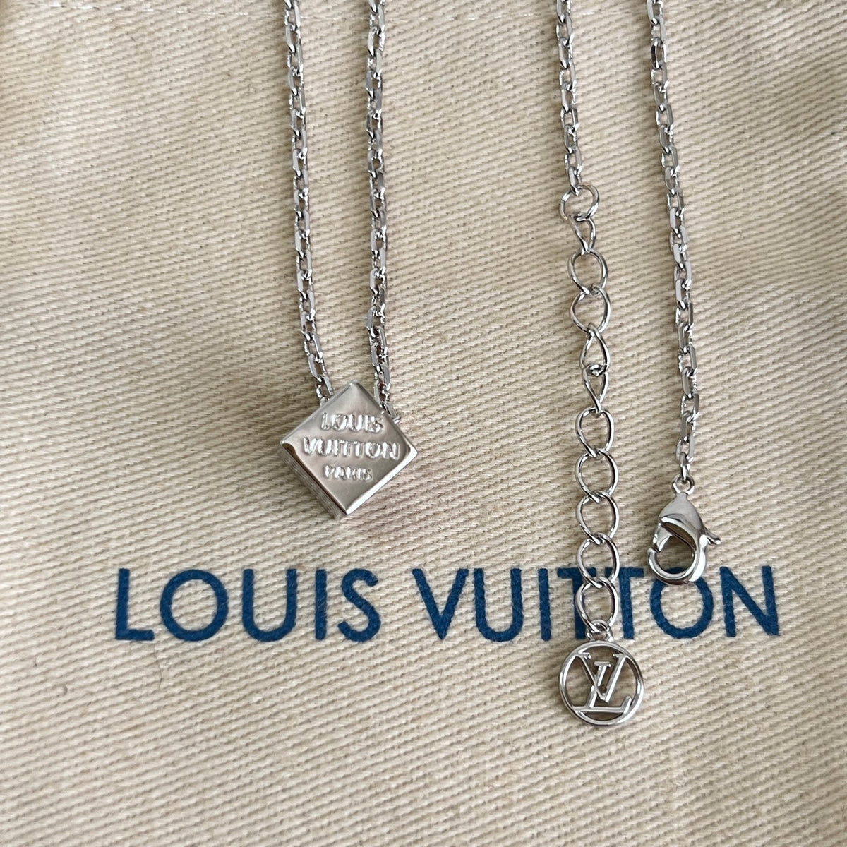 Geometric Emblem Pendant Necklace in Polished Metal-Tone – Design 006 close-up detail