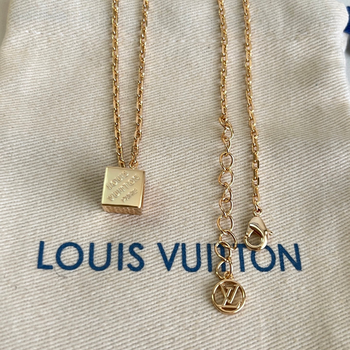 Geometric Emblem Pendant Necklace in Polished Metal-Tone – Design 007 front product view
