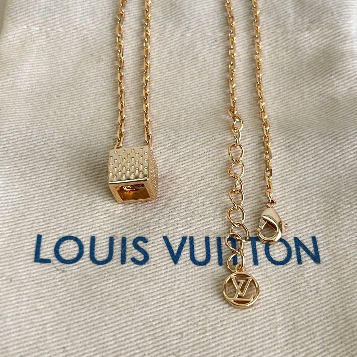 Geometric Emblem Pendant Necklace in Polished Metal-Tone – Design 007 detail view